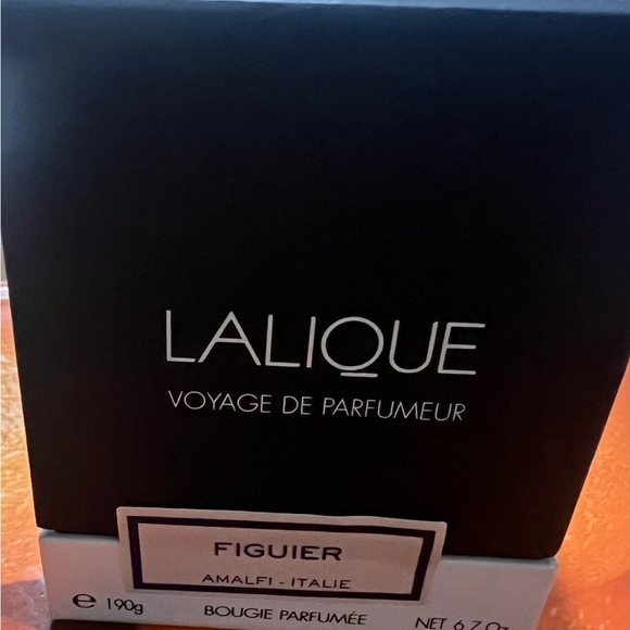Lalique Other - LALIQUE VOYAGE DE PARFUMER FIGUIER FIG TREE SCENTED CANDLE. 190g NWOT